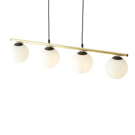 Lampe de suspension Etisa Noir (4 lumieres)