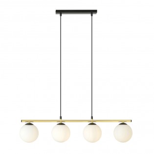 Lampe de suspension Etisa Noir (4 lumieres)