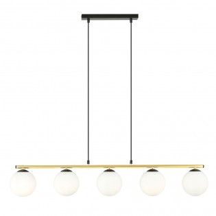 Lampe de suspension Etisa Noir (5 lumieres)