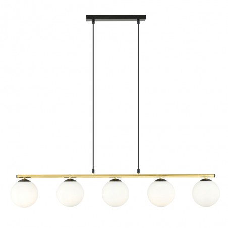 Lampe de suspension Etisa Noir (5 lumieres)