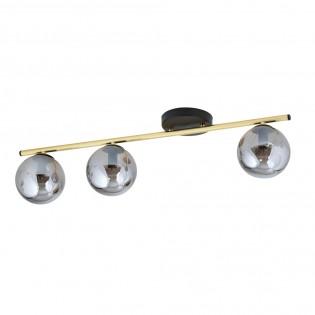 Regletté de plafond Valenti Graphite (3 lumieres)