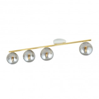 Reglette de plafond Valenti II Graphite (4 lumieres)