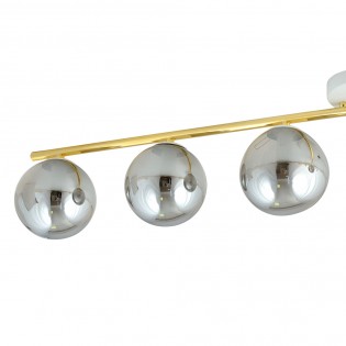 Reglette de plafond Valenti II Graphite (4 lumieres)