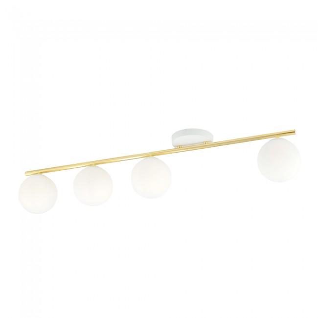 Reglette de plafond Valenti II Opale (4 lumieres)
