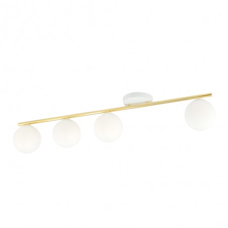 Reglette de plafond Valenti II Opale (4 lumieres)