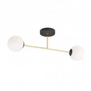 Plafonnier Mendra Opale (2 lumieres)