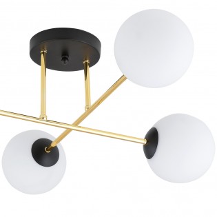Plafonnier Mendra Opale (4 lumieres)