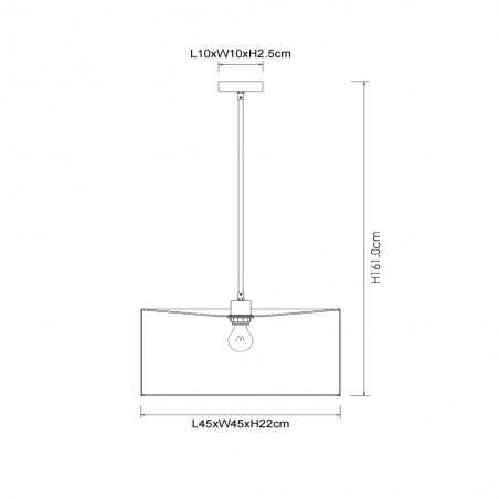 Lampe de suspension Tanselle