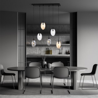 Lampe de suspension Celeste Mix (6 lumieres)