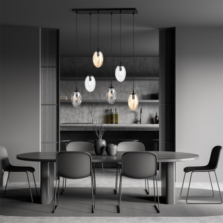 Lampe de suspension Celeste Mix (6 lumieres)