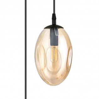 Lampe de suspension Celeste Ambre (6 lumieres)