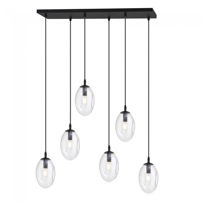 Lampe de suspension Celeste Transparent (6 lumieres)