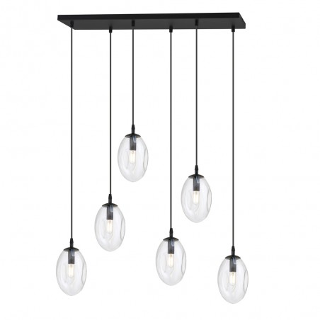 Lampe de suspension Celeste Transparent (6 lumieres)