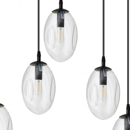 Lampe de suspension Celeste Transparent (9 lumieres)