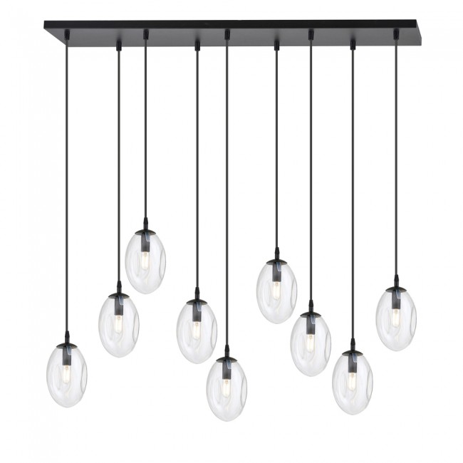 Lampe de suspension Celeste Transparent (9 lumieres)