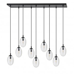 Lampe de suspension Celeste Transparent (9 lumieres)
