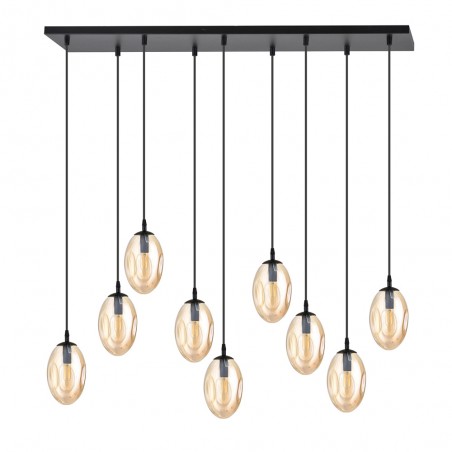 Lampe de suspension Celeste Ambre (9 lumieres)