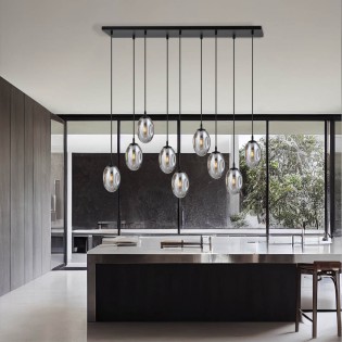 Lampe de suspension Celeste Graphite (9 lumieres)