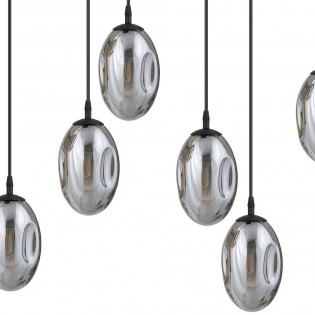 Lampe de suspension Celeste Graphite (9 lumieres)
