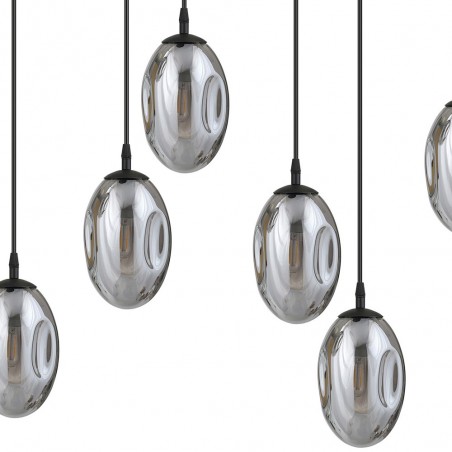 Lampe de suspension Celeste Graphite (9 lumieres)