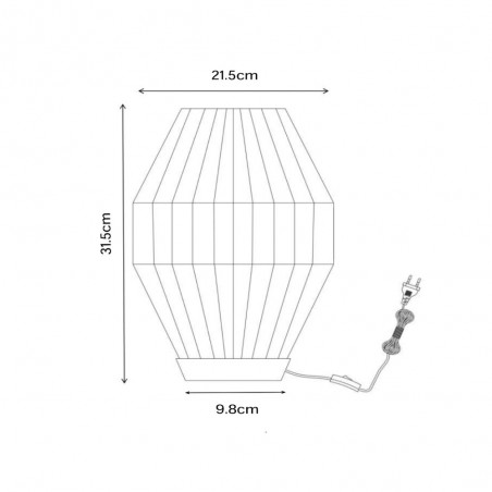 Lampe á poser Cordulle