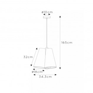 Lampe de plafond Gregory (3 lumieres)