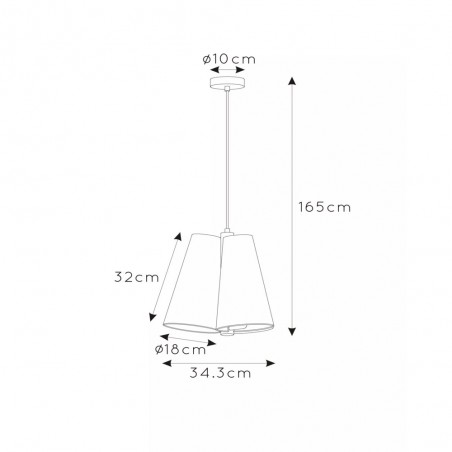 Lampe de plafond Gregory (3 lumieres)