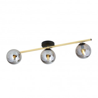 Regletté de plafond Dadora Graphite (3 lumieres)
