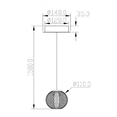 Lampe de plafond á LED Cintra (5.7W)