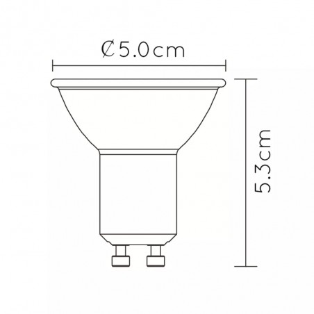 Ampoule LED GU10 MR16 Dimmable (5W)