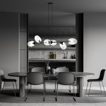 Lampe de plafond Bimala Transparent (6 lumieres)