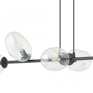 Lampe de plafond Bimala Transparent (6 lumieres)