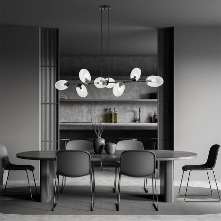 Lampe de plafond Bimala Transparent (8 lumieres)