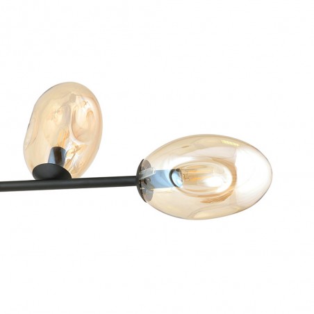 Lampe de plafond Bimala Ambre (8 lumieres)