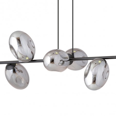 Lampe de plafond Bimala Graphite (8 lumieres)