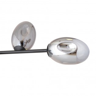 Lampe de plafond Bimala Graphite (8 lumieres)