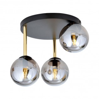 Plafonnier Telpa Graphite (3 lumieres)
