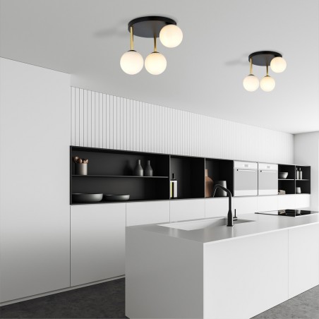 Plafonnier Telpa Opale (3 lumieres)