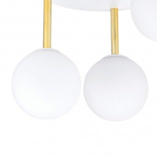 Plafonnier Telpa II Opale (3 lumieres)