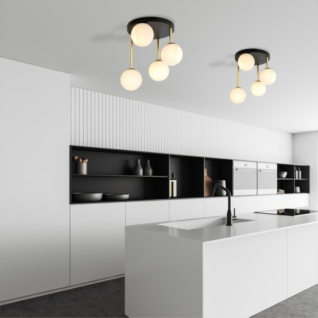 Plafonnier Telpa Opale (4 lumieres)