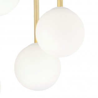 Plafonnier Telpa II Opale (4 lumieres)