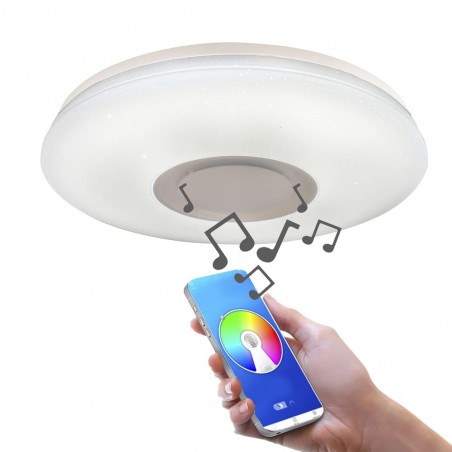 Plafonnier LED RVB avec haut-parleur Fanlo (36W)