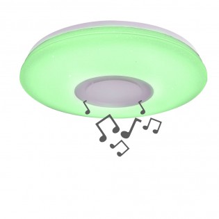 Plafonnier LED RVB avec haut-parleur Fanlo (36W)