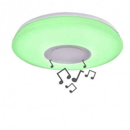 Plafonnier LED RVB avec haut-parleur Fanlo (36W)