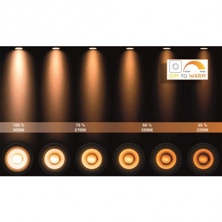 Spot de plafond á LED Fedler Rond (12W)