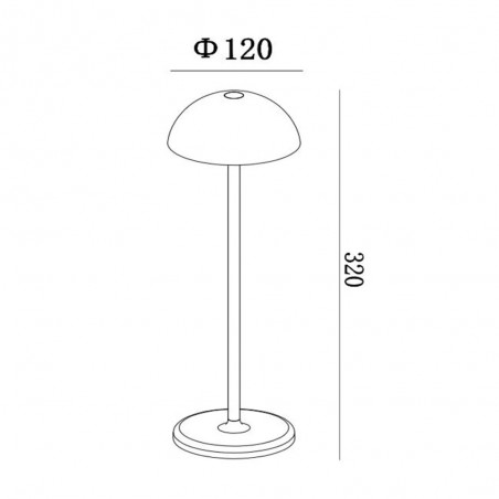 Lampe de table d'extérieur LED Joy Dimmable (1,5W)