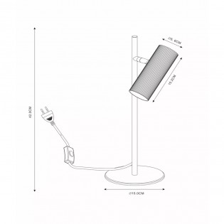Lampe á poser Clubs