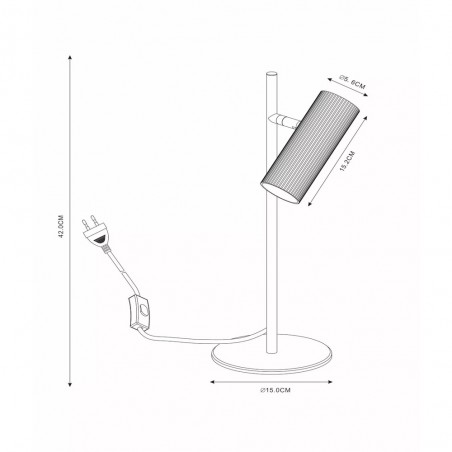 Lampe á poser Clubs