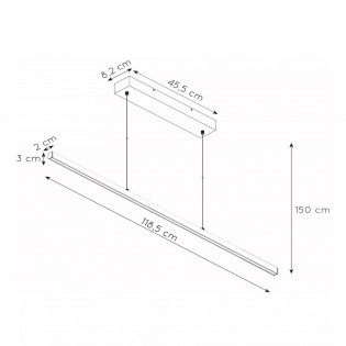 Suspension á LED Sigma (30W)