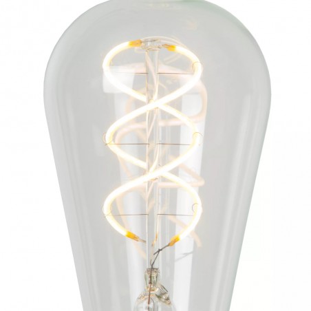 Ampoule à filament LED E27 Transparent ST64 (4,9W)